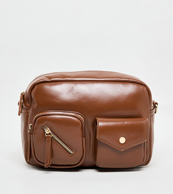 Solid Crossbody Bag