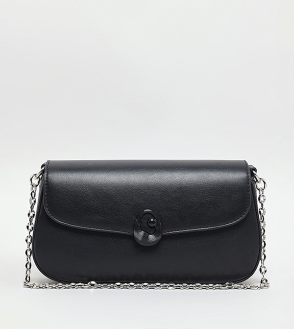 Solid Flap Sling Bag