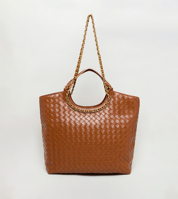 Braided Tote Bag Set