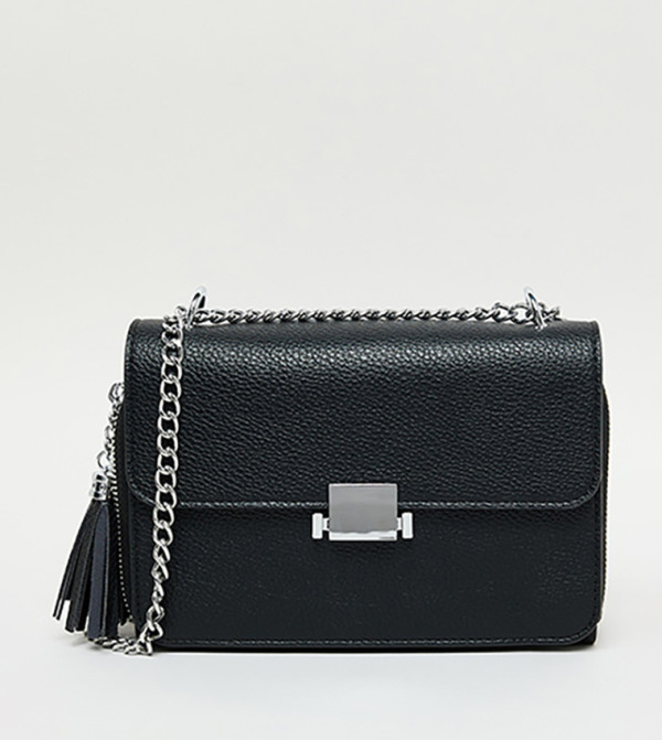 Textured Convertible Crossbody Bag