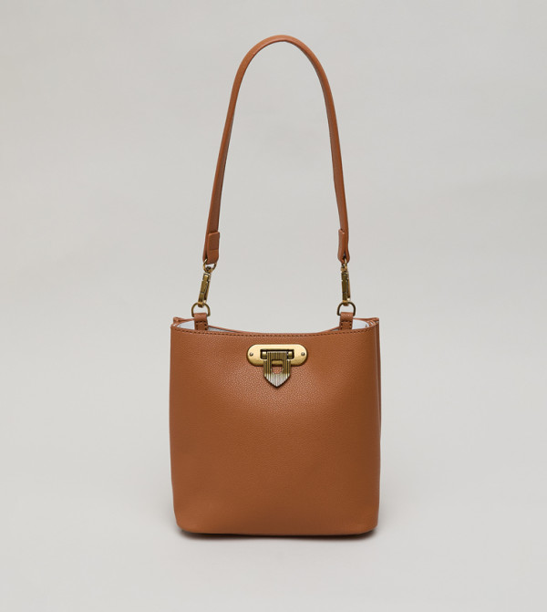 Textured Shoulder Bag