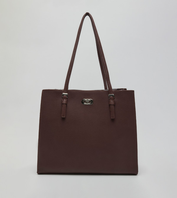 Textured Shoulder Bag