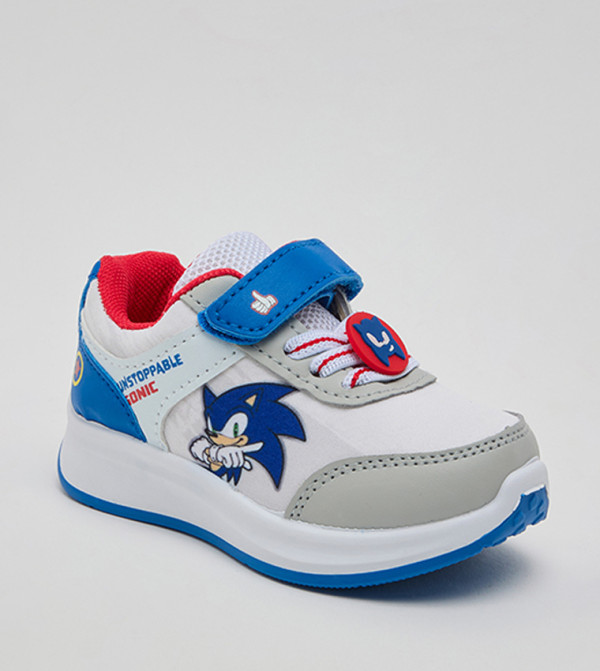 Sonic Print Velcro Shoes