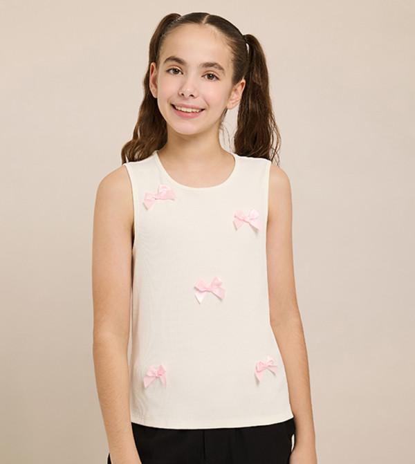 Bow Detail Tank Top