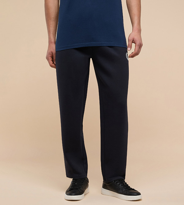 Print Detail Pants with Drawstring Waist