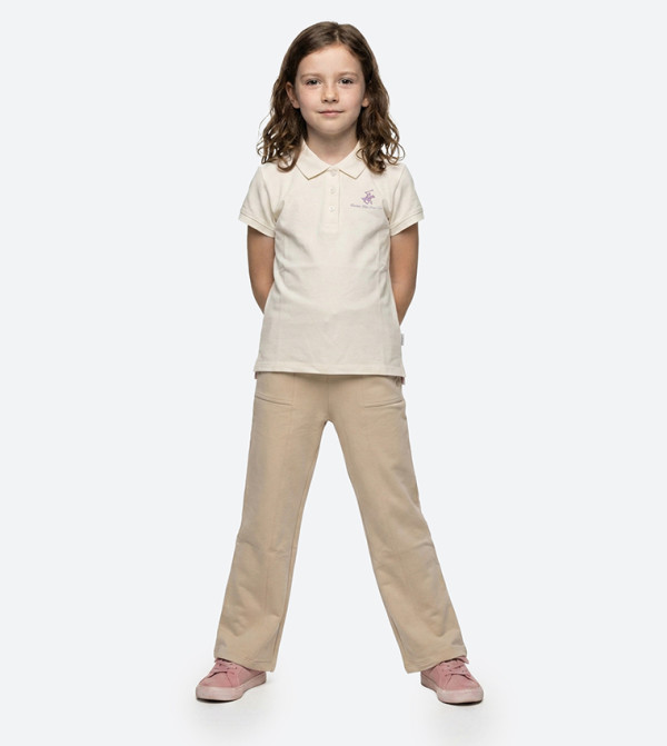Logo Embroidered Short Sleeves Polo T-Shirt