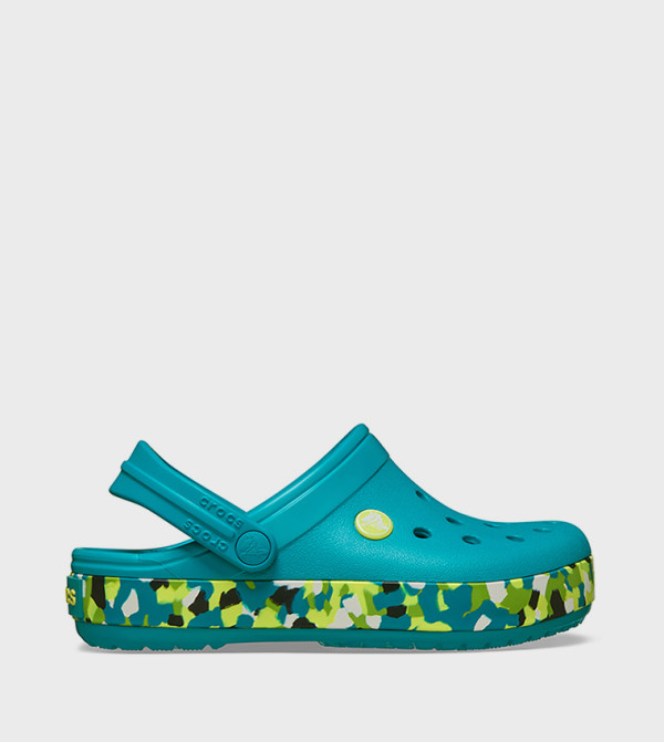 Kids' Crocband Glow Confetti Band Clog