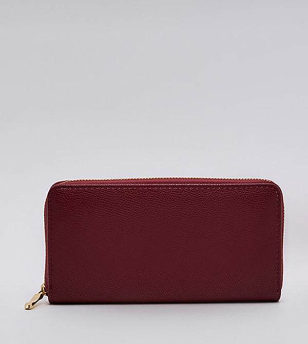 Textured Long Wallet