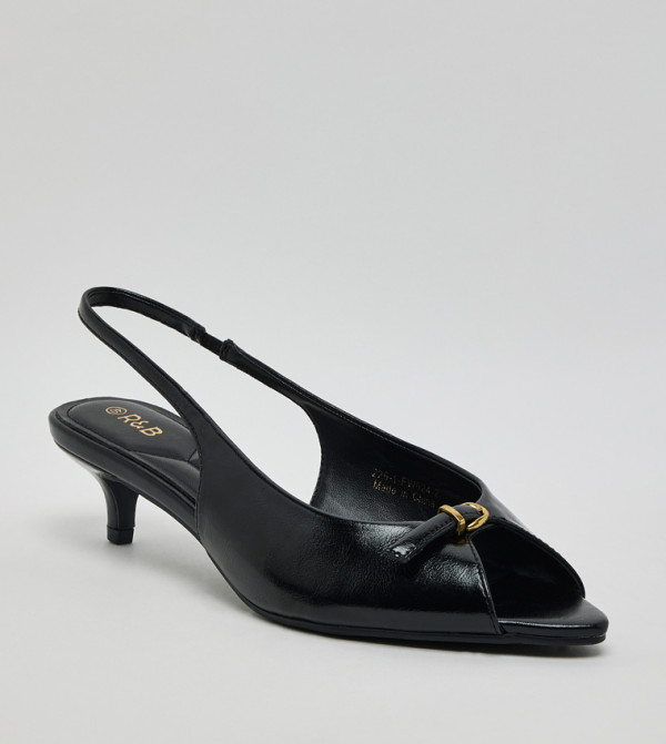 Peep Toe Slingback Sandals