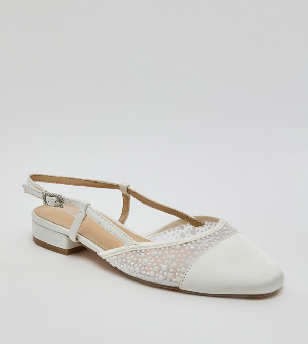 Embellished Slingback Sandals