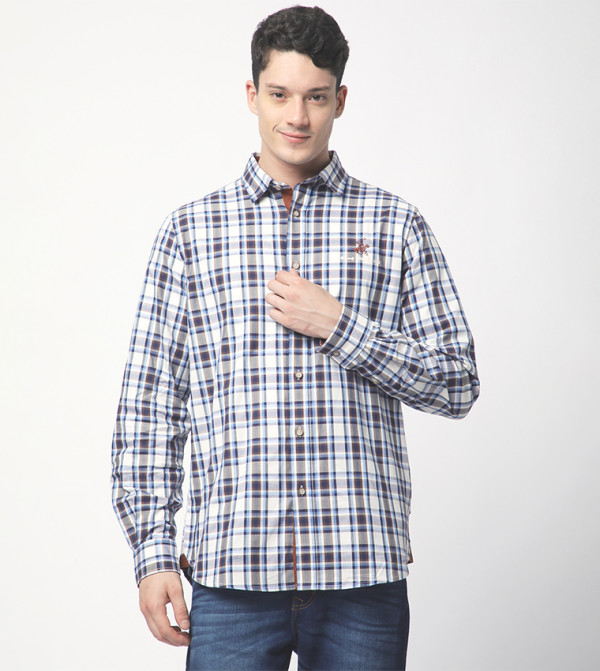Plaid Long Sleeves Casual Shirt