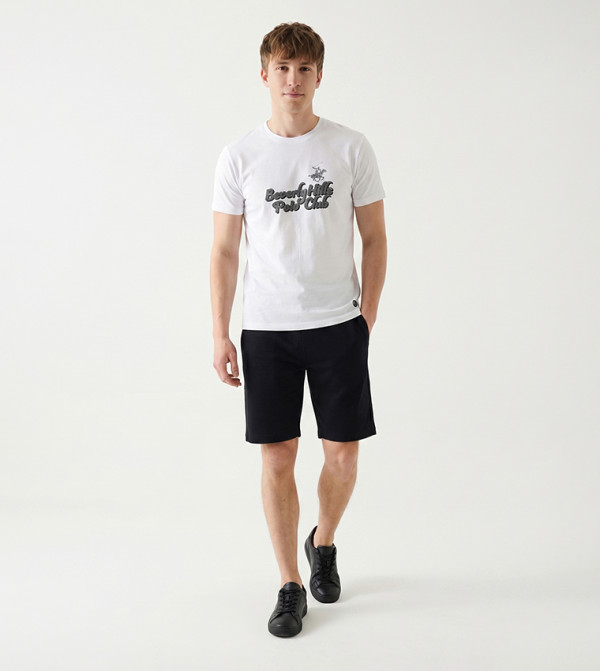 RENWICK Drawstring Waist Shorts