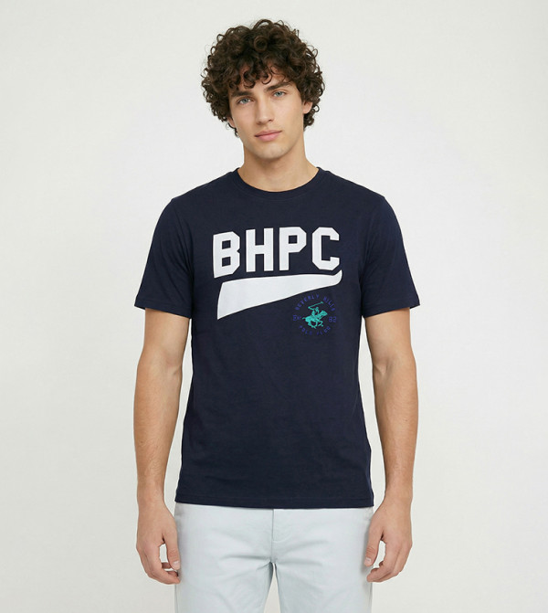 Logo Printed Crew Neck T-Shirt