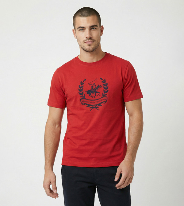 PEMBROKE Logo Printed Crew Neck T-Shirt