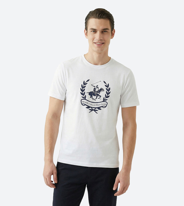 PEMBROKE Logo Printed Crew Neck T-Shirt