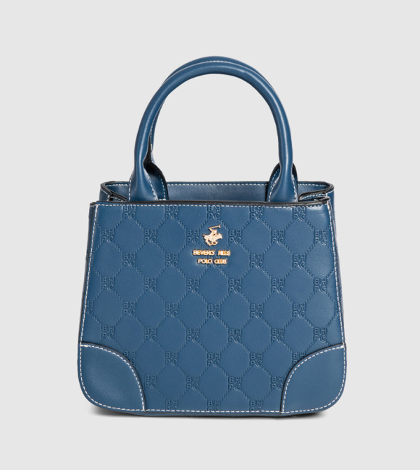 Logo Embossed Satchel Bag