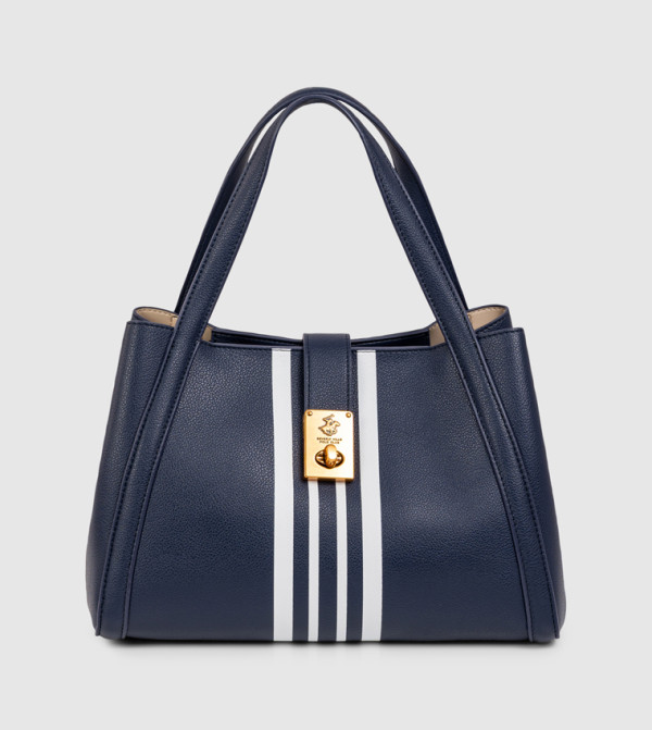 Textured Satchel Bag Set