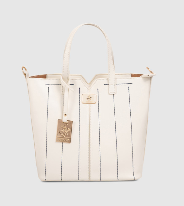 Contrast Stitch Detail Mini Tote Bag