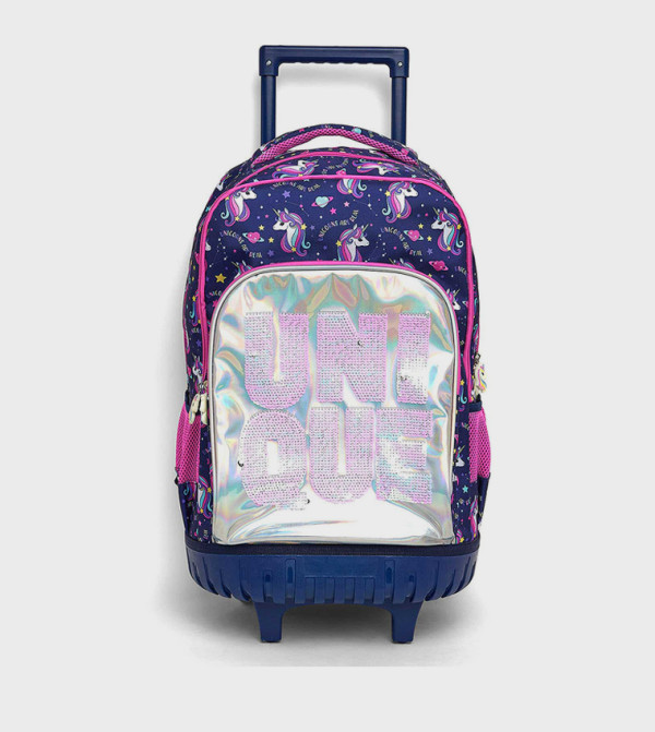 Sequined Trolley Backpack