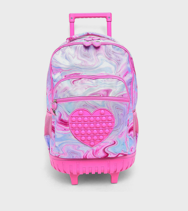 Printed Trolley Backpack