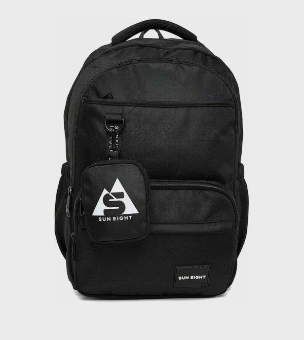 حقيبة ظهر بلون خلفي  