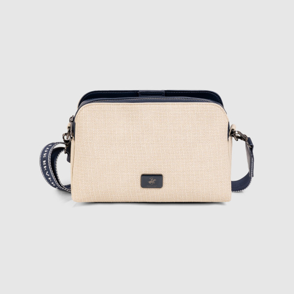 Textured Zippered Crossbody Bag