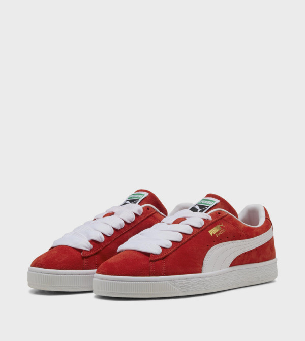 Classic Suede Color Block Sneakers