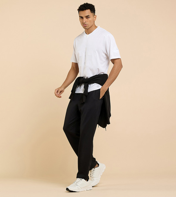 بنطال منسوج برباط 