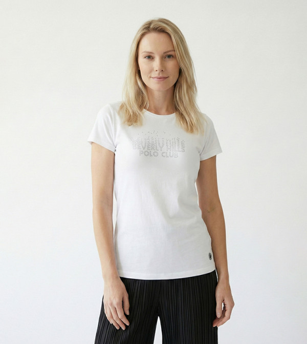 Logo Detail Crew Neck T-Shirt