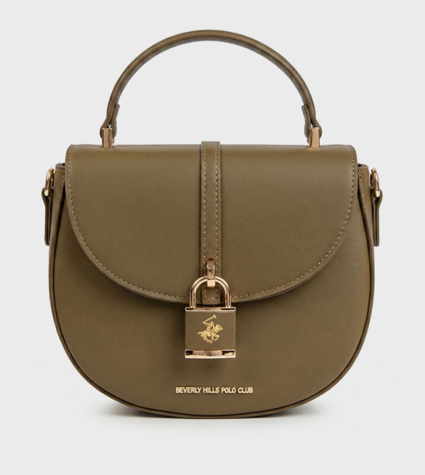 Solid Push Lock Handheld Bag