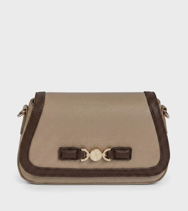 Contrast Trim Crossbody Bag