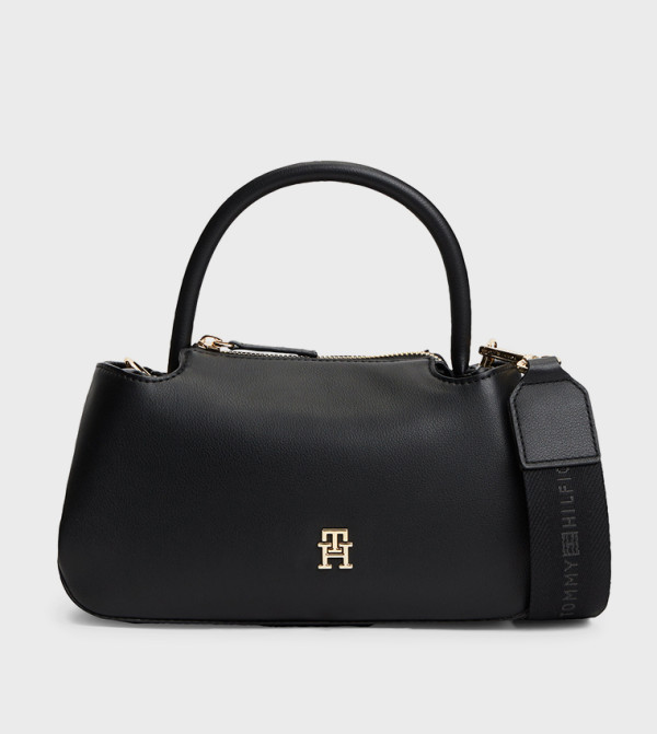 Monogram Detail Satchel Bag