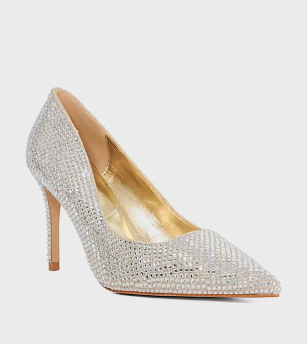 AZURA Embellished Pointed Toe Pumps