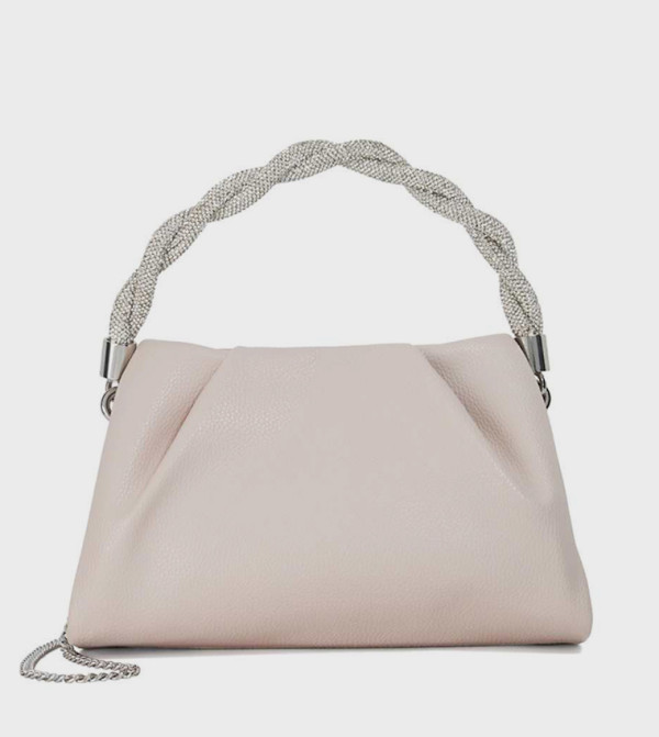 Embellished Top-Handle Bag
