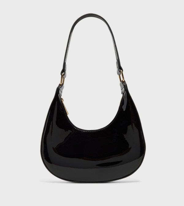 CELESTY Glossy Shoulder Bag