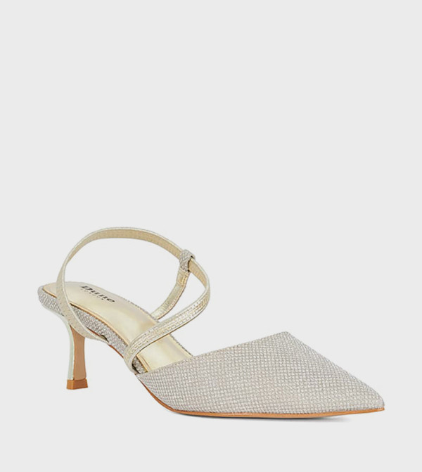 حذاء كعب مزين 