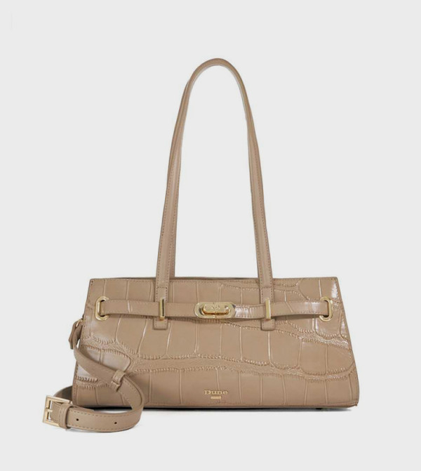 DEPEND Croc Textured Shoulder Bag