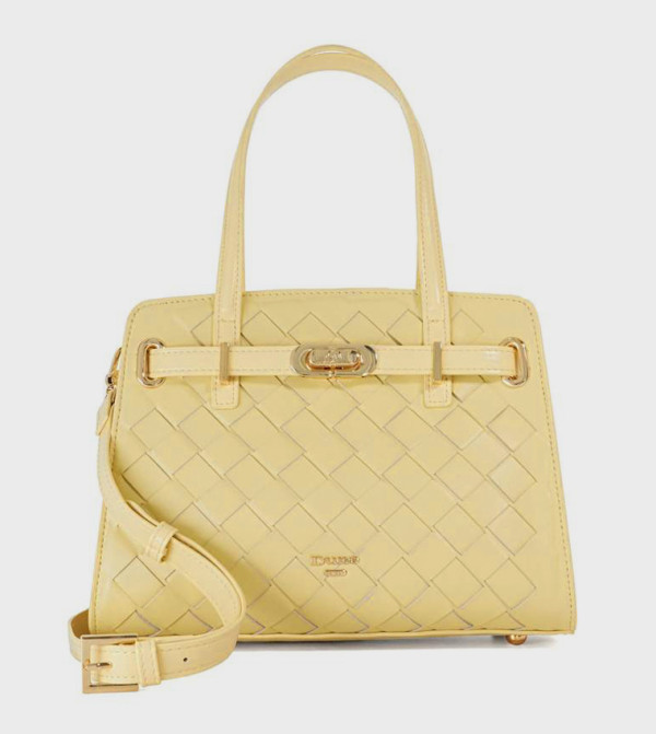 DINIDEFINE Basket Weave Tote Bag