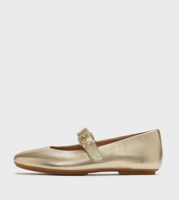 DELICATO Leather Mary Jane Shoes