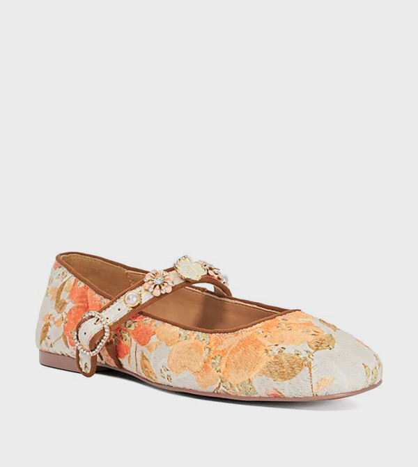 HENNRIETTA Patterned Mary Jane Shoes