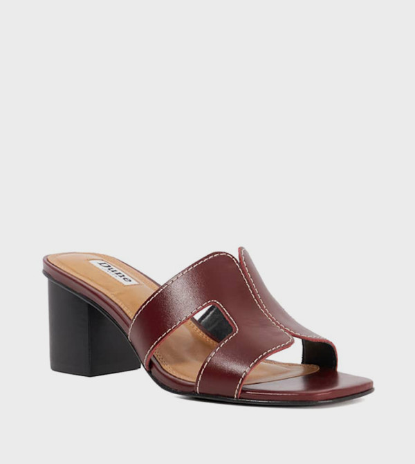 JUPE H-Strap Block Heel Sandals