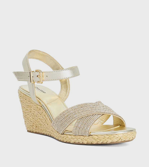 KYRO Embellished Wedge Sandals