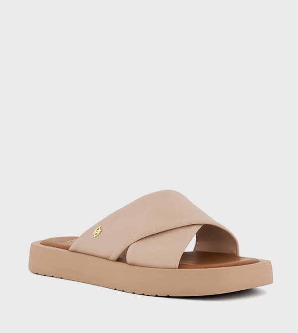 LIQUOR Criss-Cross Flat Sandals