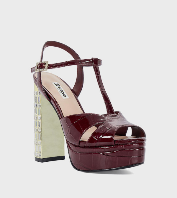 MARA Ankle Strap Platform Heel Sandals