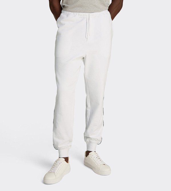 Stripe Detail Drawstring Waist Joggers