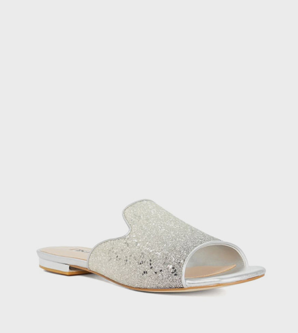 NARLA Ombre Glitter Flat Sandals