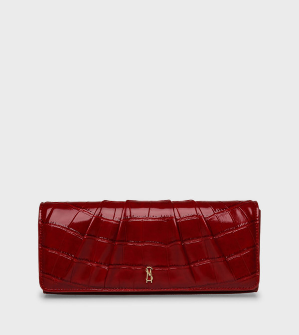 BAZALEA Textured Clutch Bag