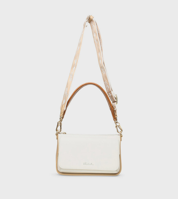 BCASSY Textured Flap Shoulder Bag