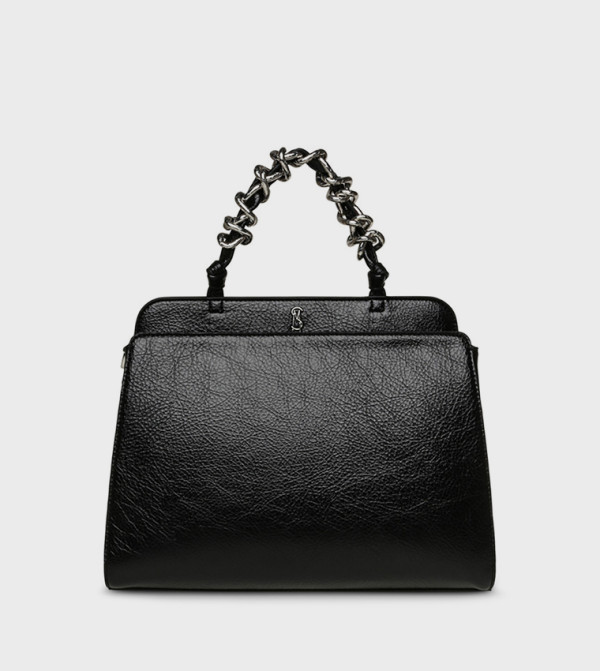 BLUNE Textured Satchel Bag