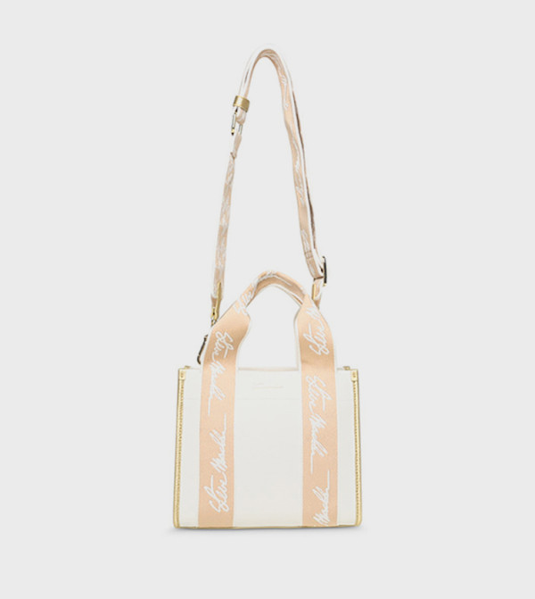 شنطة توت صغيرة جلد بنقشة 